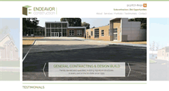 Desktop Screenshot of endeavorconstruction.com